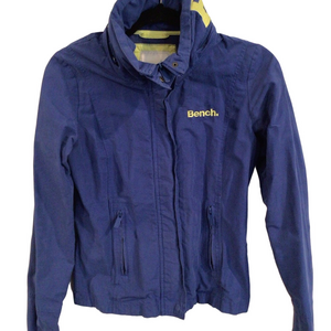 Bench Navy Jacket with Lime Highlights